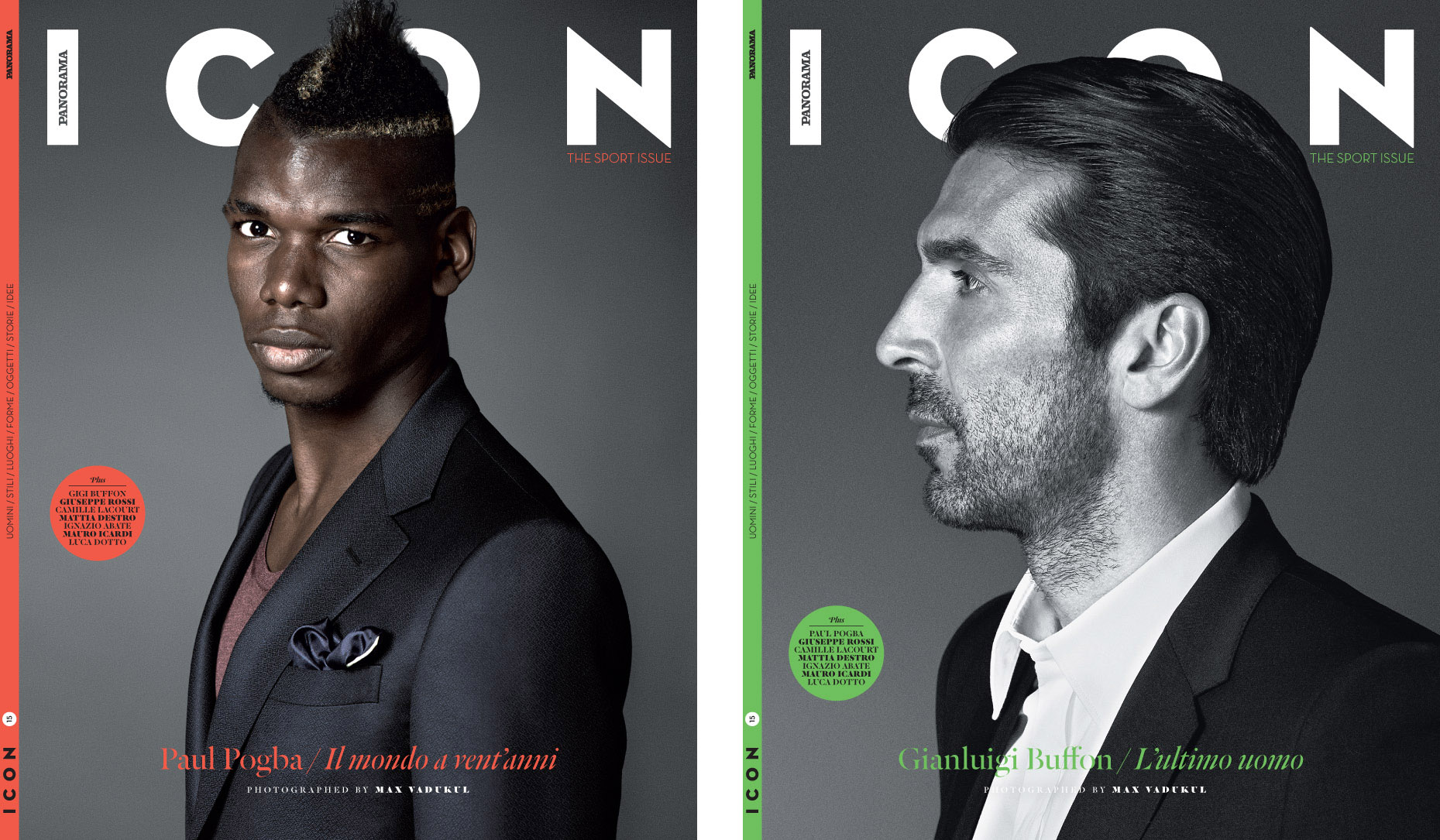 Paul Pogba and Gianluigi Buffon